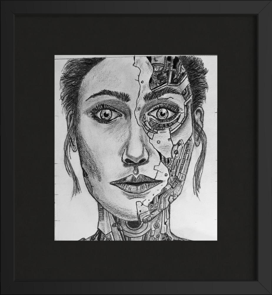 Her by Robert Holmes | Pencil on Paper | Art Box Gallery | St. Augustine, FL