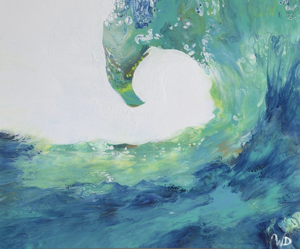 Cresting Wave by Wendy Delfosse