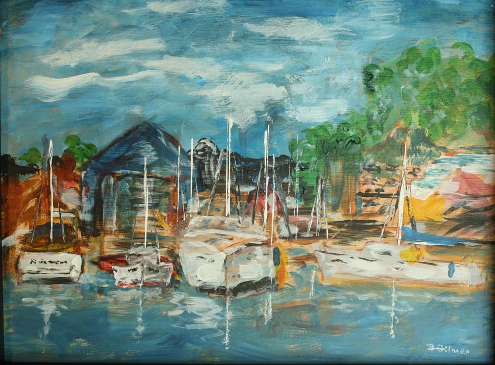 Calm Morning by Bob Gilmer | Acrylic on Wood | Art Box Gallery | St. Augustine, FL