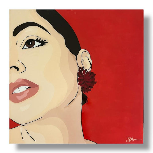 A Real Pageant Queen by Stephanie Hansen | Resin on Cradled hardboard | Art Box Gallery | St. Augustine, FL