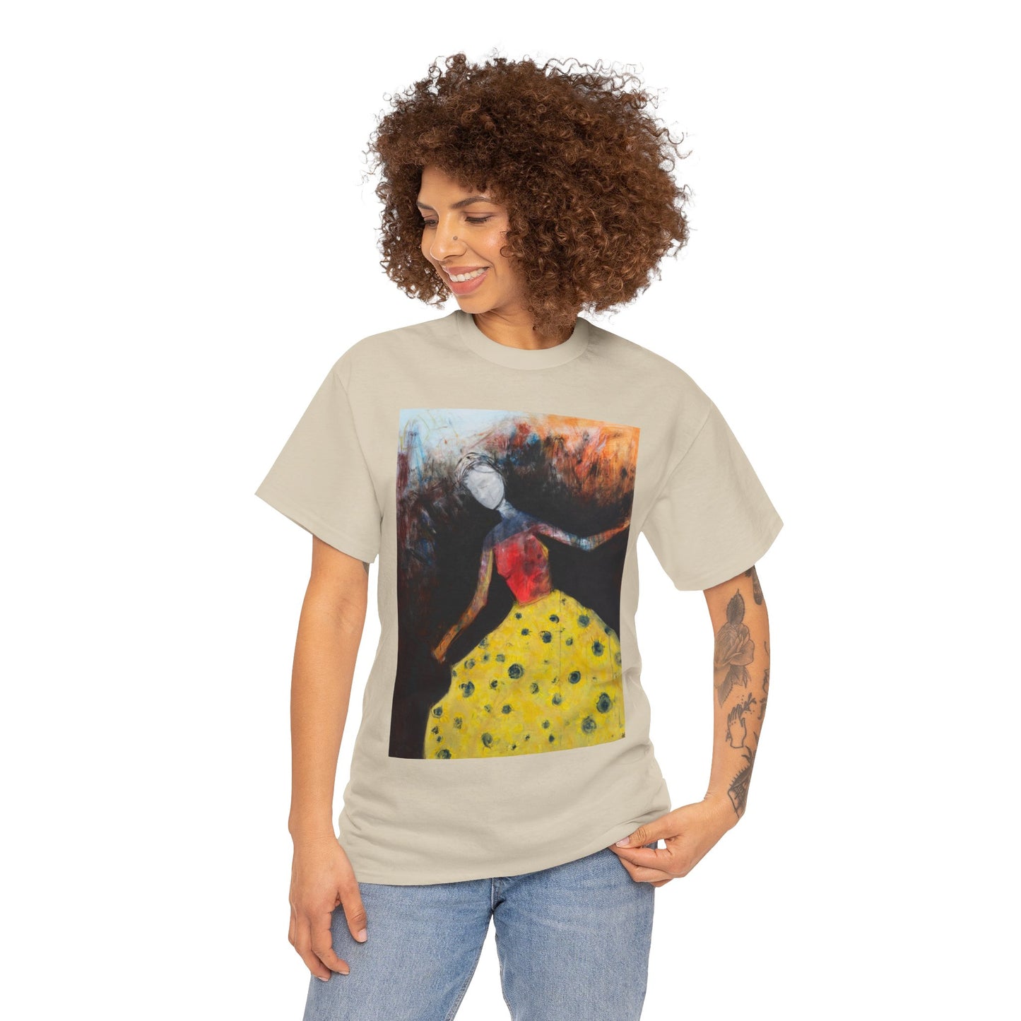 Art Box Gallery "The Dancer" Artistry in Threads Series T-Shirt | April 2024 Collection Printify Artistry in Threads DB Lowden Men's Clothing T-shirts Unisex Women's Clothing