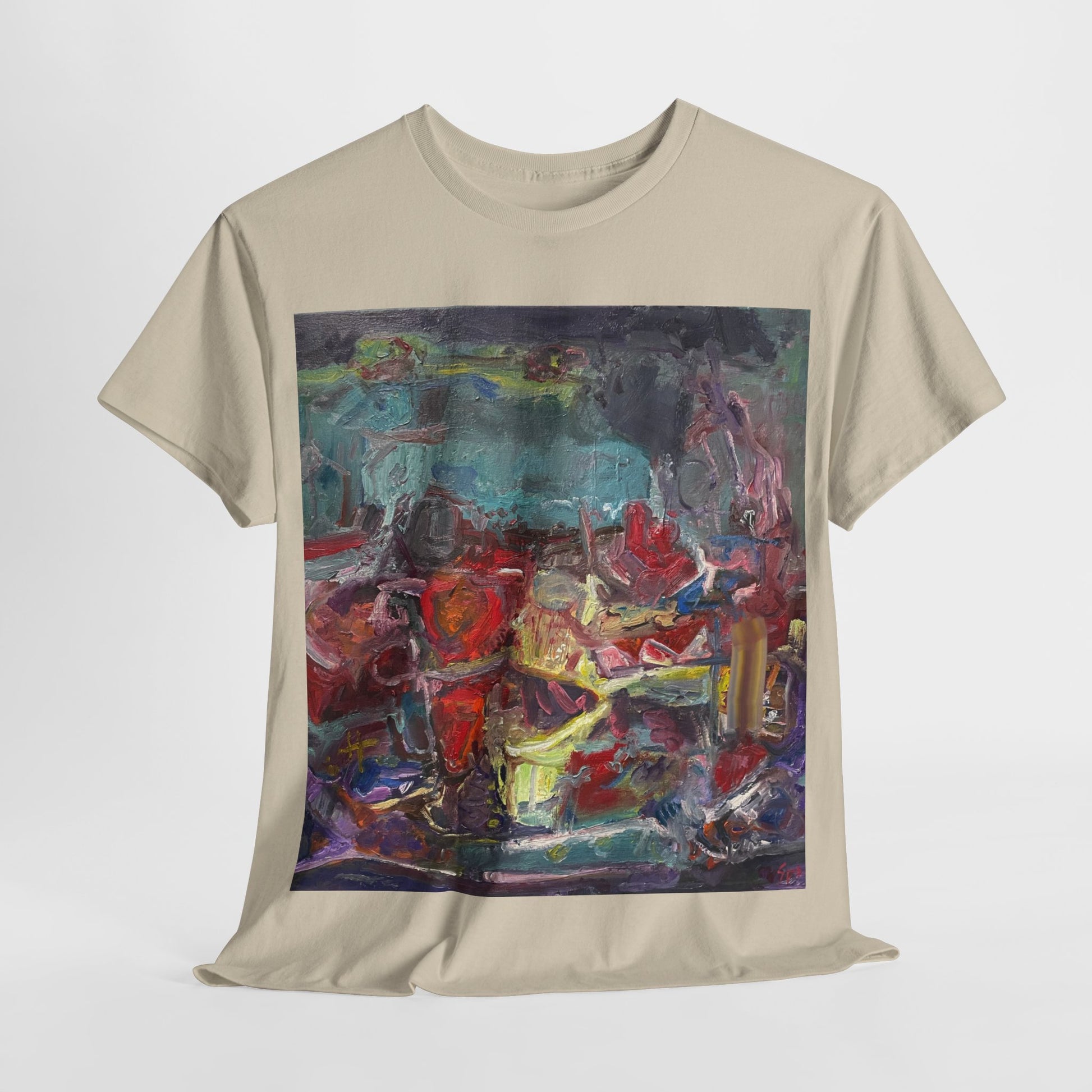 Art Box Gallery "All Alanis Wants" Artistry in Threads Series T-Shirt | April 2024 Collection Printify Artistry in Threads Larry Spear Men's Clothing T-shirts Unisex Women's Clothing