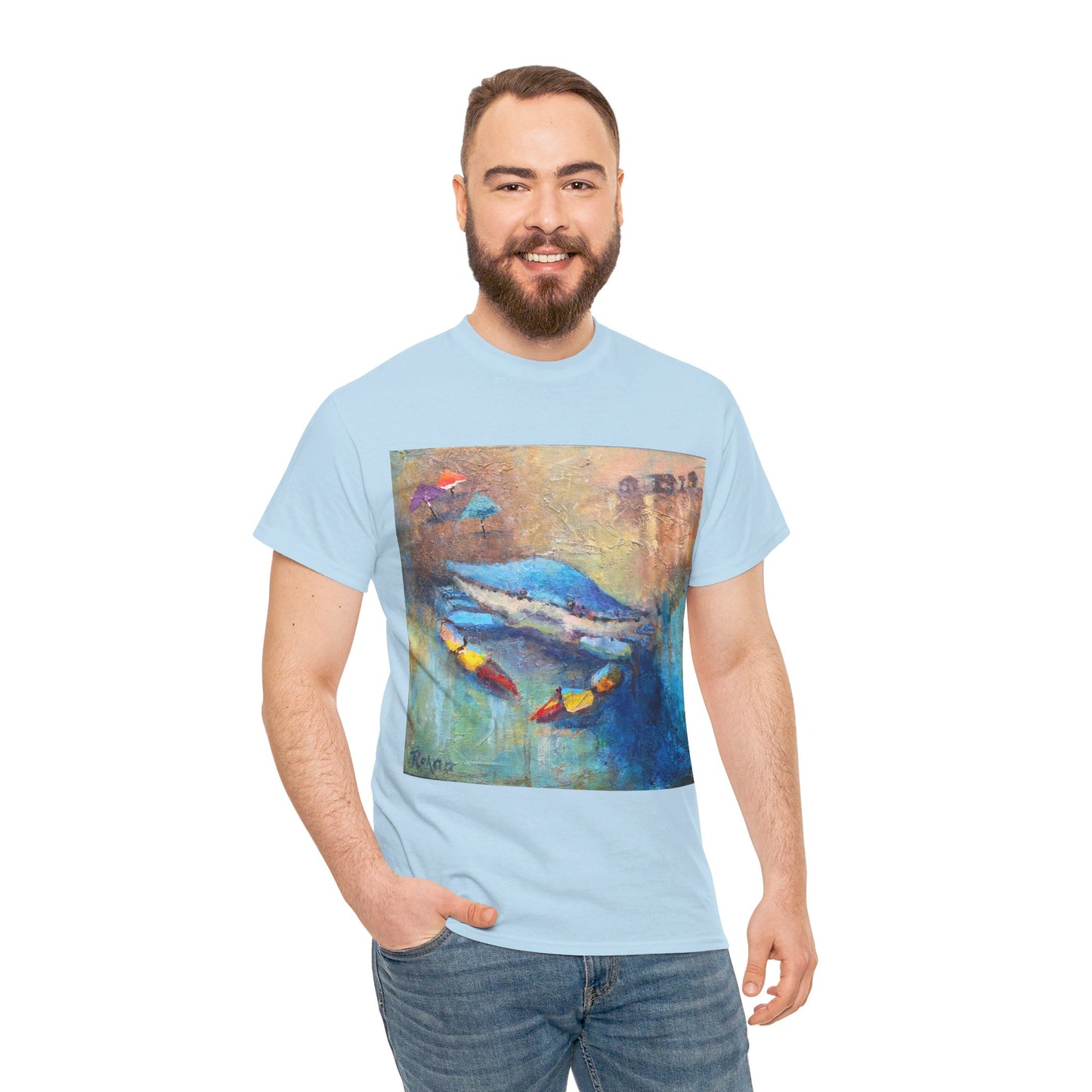 "Blue Crab" Artistry in Threads Series T-Shirt | August 2024 Collection