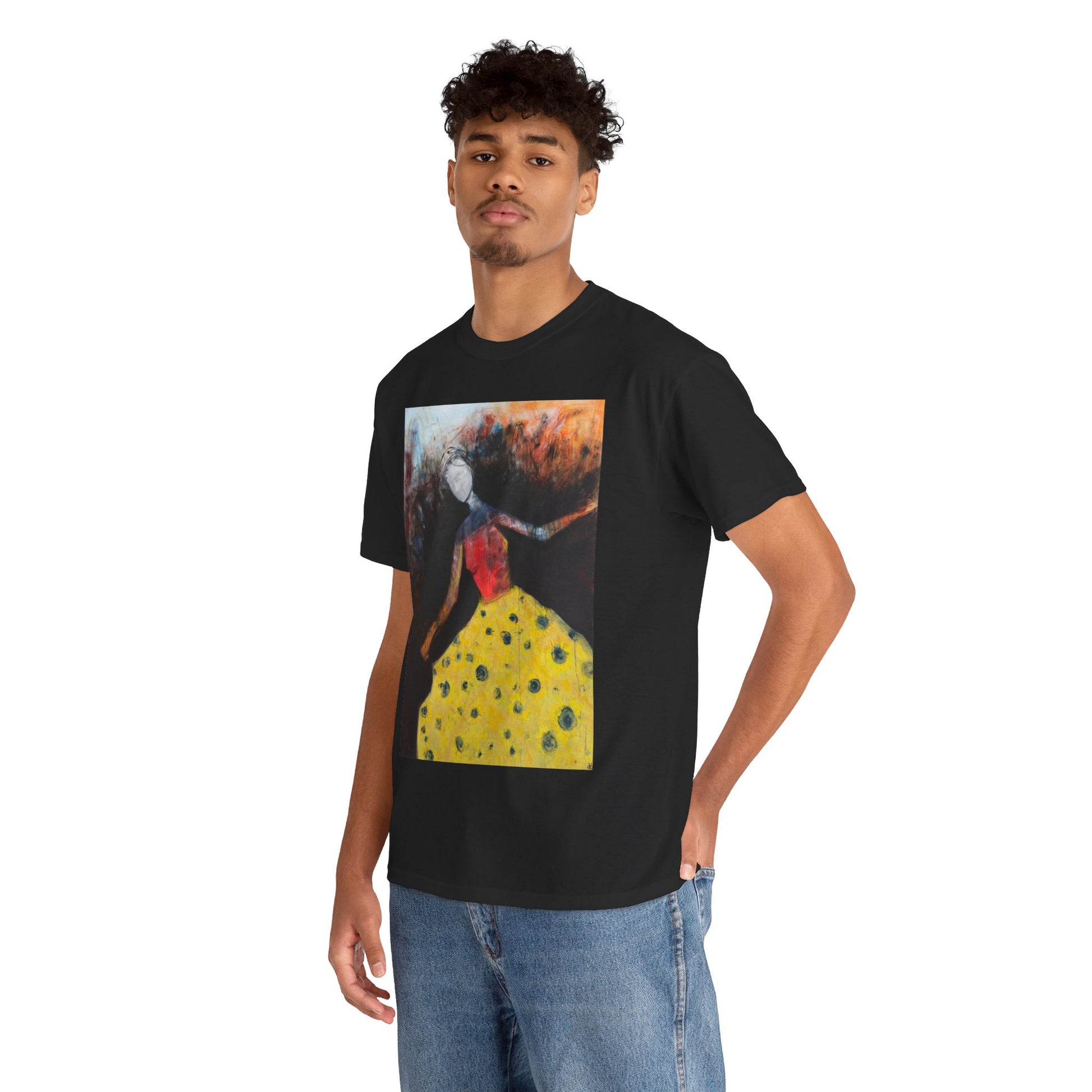 Art Box Gallery "The Dancer" Artistry in Threads Series T-Shirt | April 2024 Collection Printify Artistry in Threads DB Lowden Men's Clothing T-shirts Unisex Women's Clothing