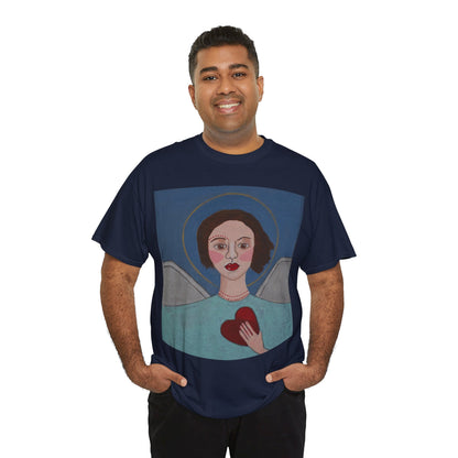 Art Box Gallery "Angel" Artistry in Threads Series T-Shirt | March 2024 Collection Printify Artistry in Threads Men's Clothing Michéle Renaud T-shirts Unisex Women's Clothing