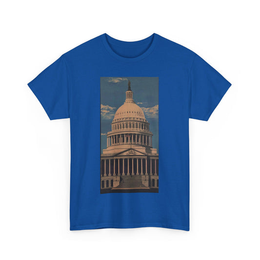 "East Front US Capitol" Artistry in Threads Series T-Shirt | July 2024 Collection