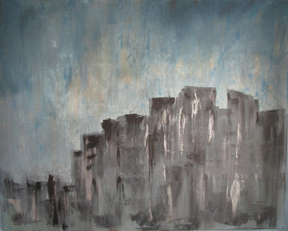 City Slumber by Bob Gilmer | Acrylic on Canvas | Art Box Gallery | St. Augustine, FL