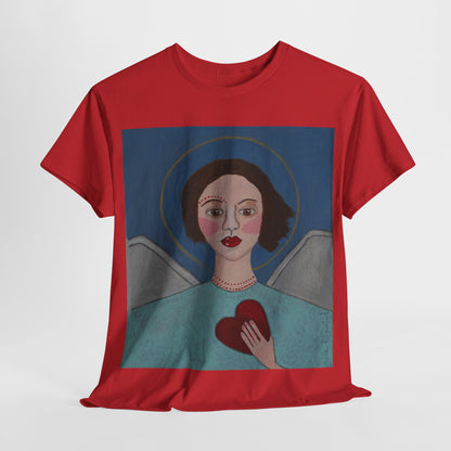 Art Box Gallery "Angel" Artistry in Threads Series T-Shirt | March 2024 Collection Printify Artistry in Threads Men's Clothing Michéle Renaud T-shirts Unisex Women's Clothing