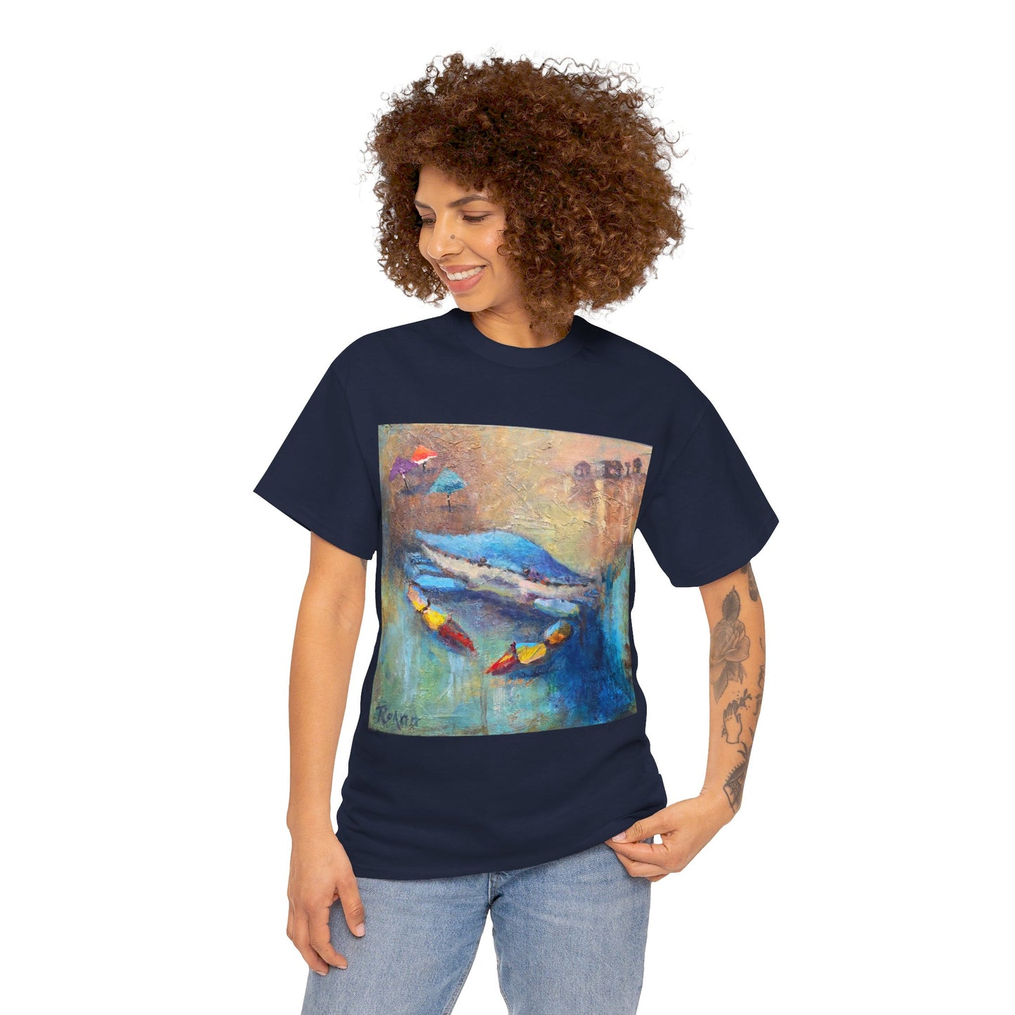 "Blue Crab" Artistry in Threads Series T-Shirt | August 2024 Collection