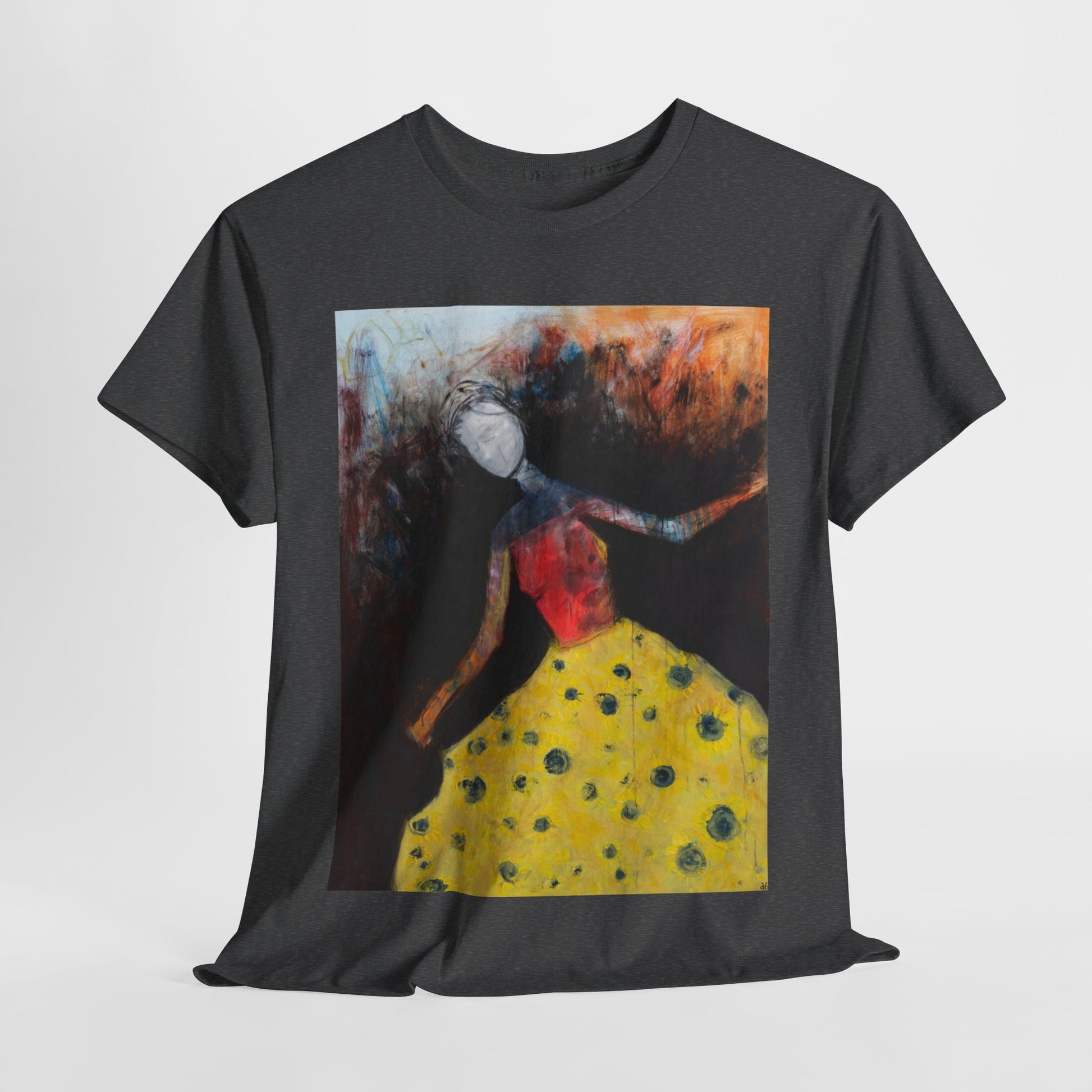 Art Box Gallery "The Dancer" Artistry in Threads Series T-Shirt | April 2024 Collection Printify Artistry in Threads DB Lowden Men's Clothing T-shirts Unisex Women's Clothing