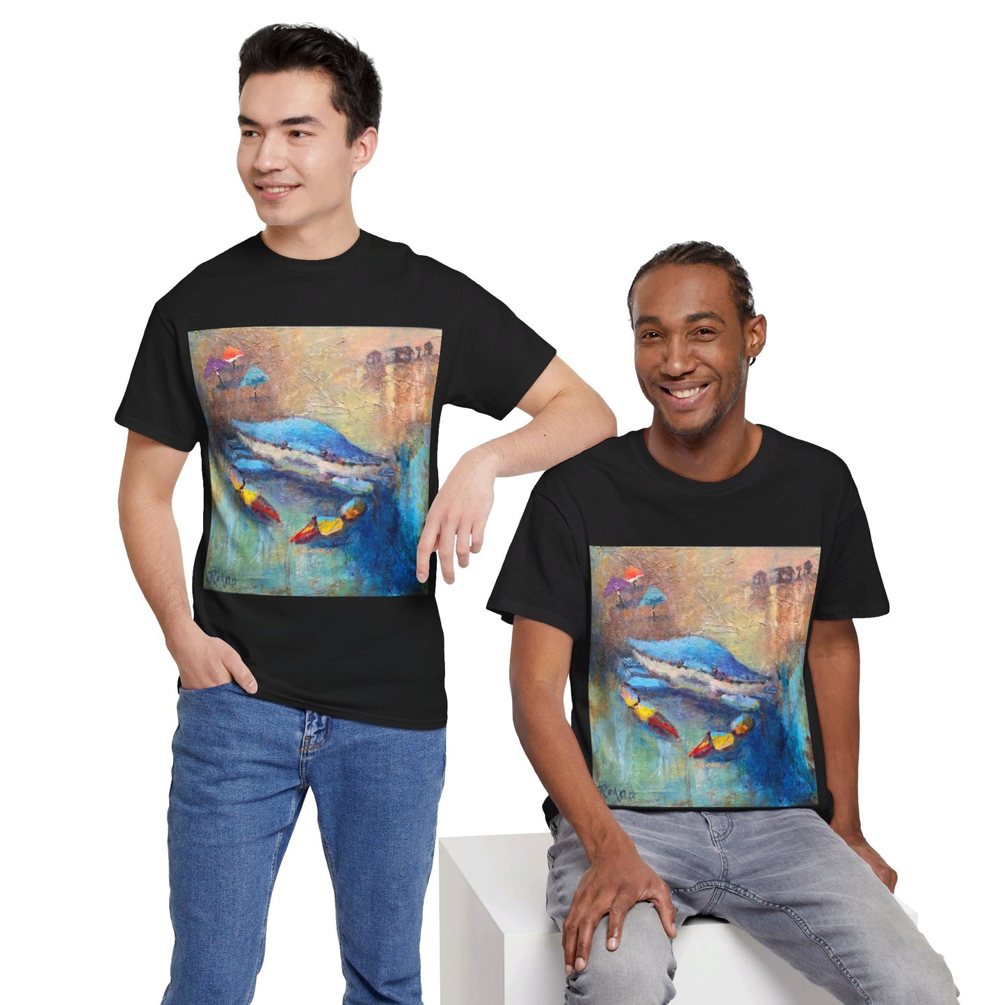 "Blue Crab" Artistry in Threads Series T-Shirt | August 2024 Collection