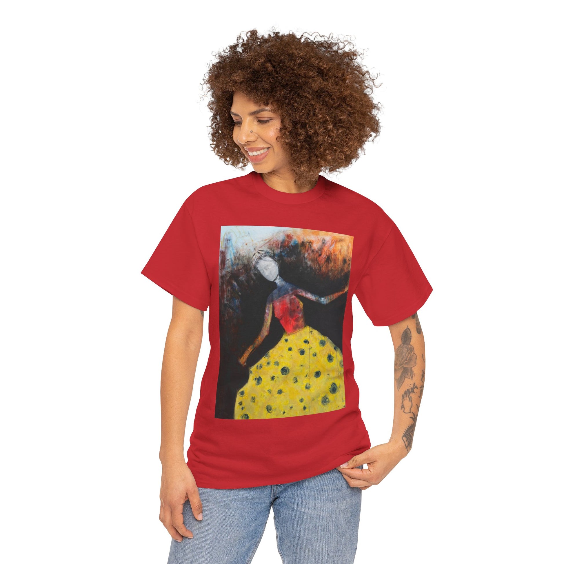 Art Box Gallery "The Dancer" Artistry in Threads Series T-Shirt | April 2024 Collection Printify Artistry in Threads DB Lowden Men's Clothing T-shirts Unisex Women's Clothing