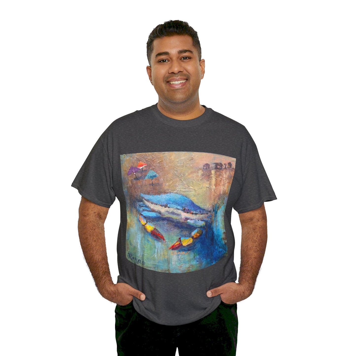 "Blue Crab" Artistry in Threads Series T-Shirt | August 2024 Collection