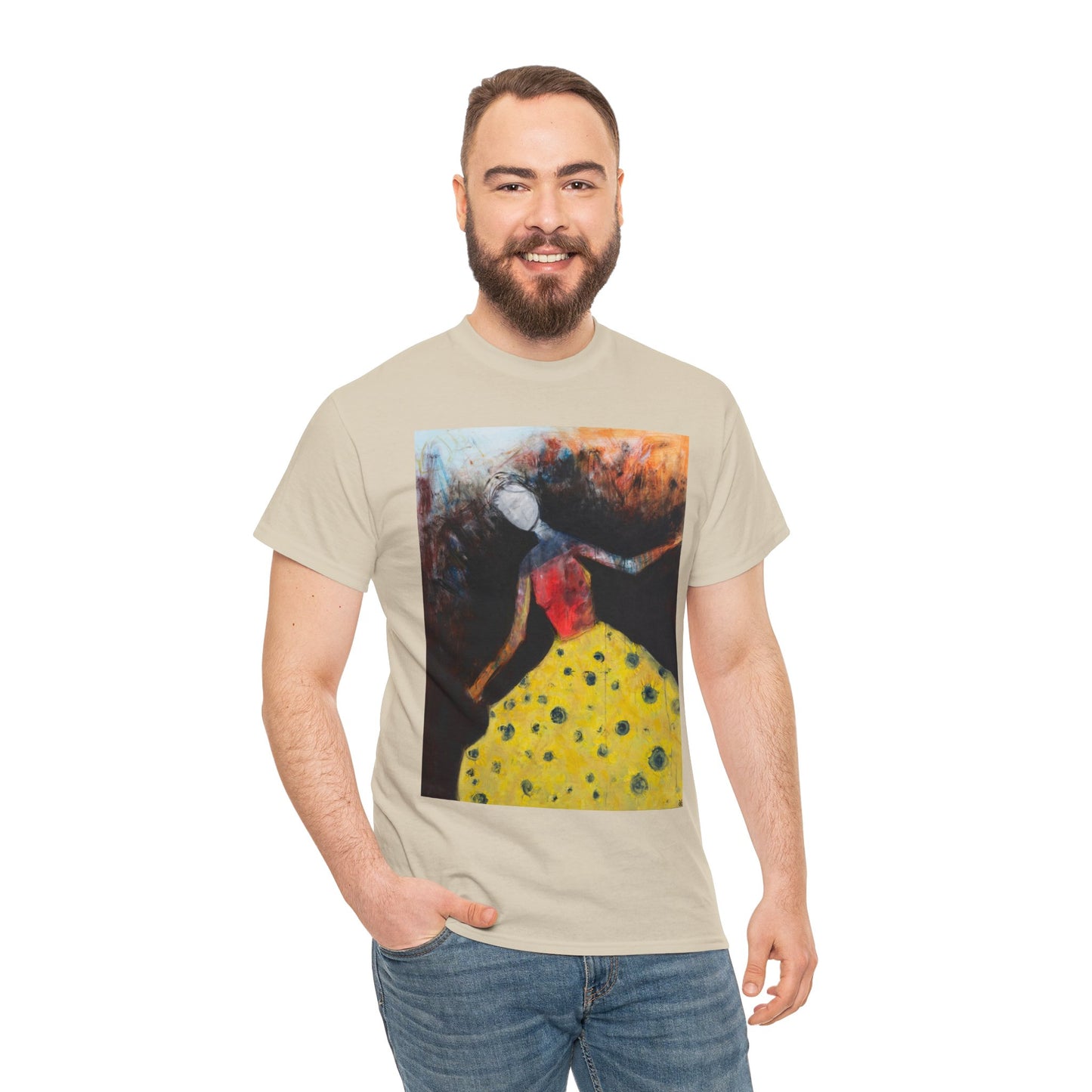 Art Box Gallery "The Dancer" Artistry in Threads Series T-Shirt | April 2024 Collection Printify Artistry in Threads DB Lowden Men's Clothing T-shirts Unisex Women's Clothing