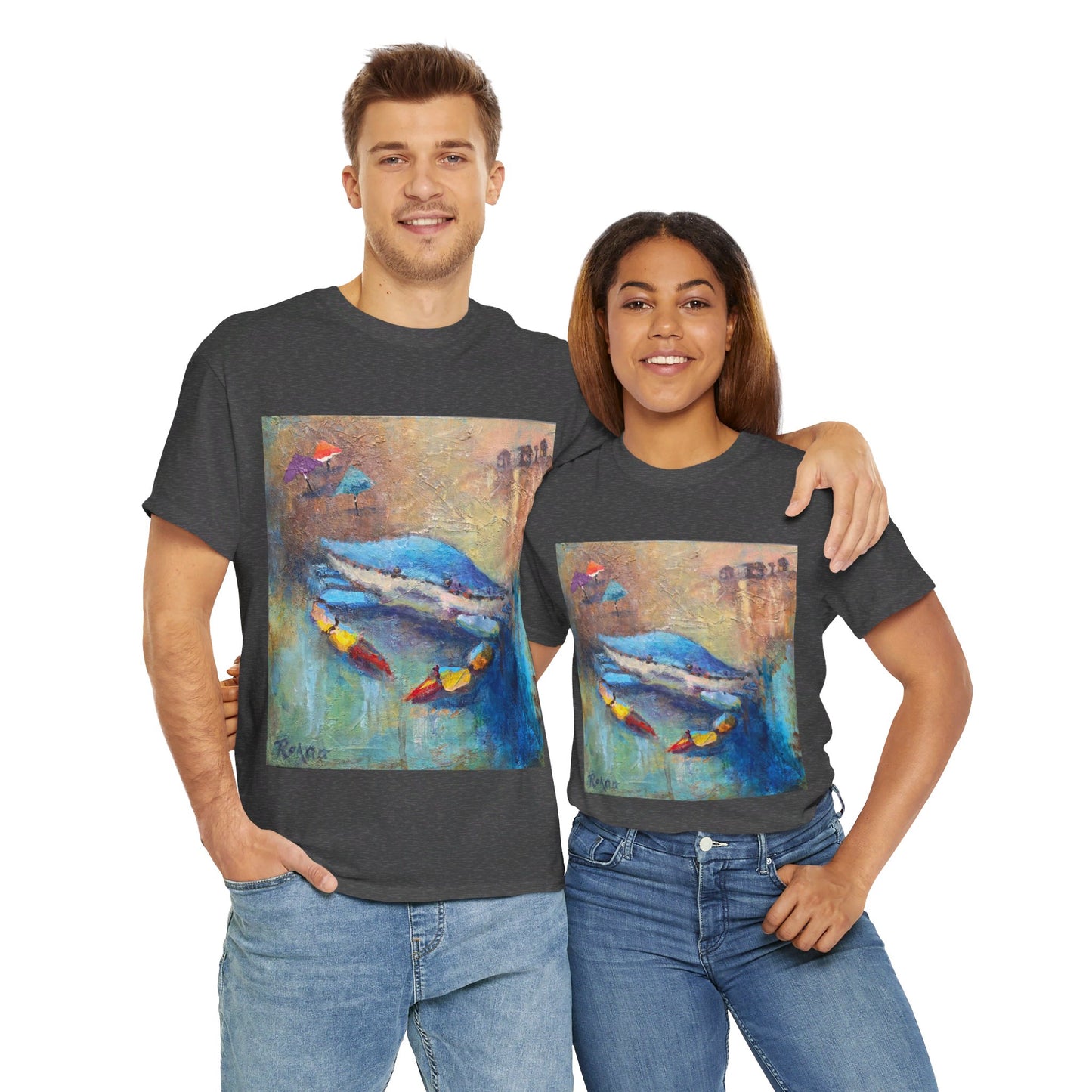 "Blue Crab" Artistry in Threads Series T-Shirt | August 2024 Collection