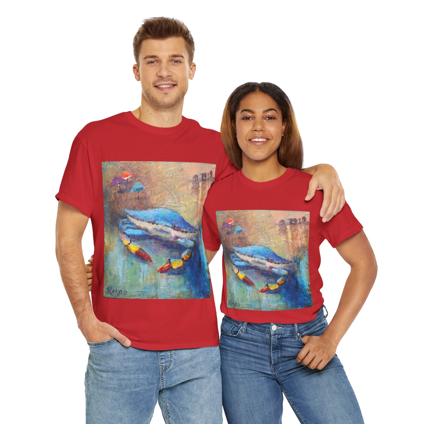 "Blue Crab" Artistry in Threads Series T-Shirt | August 2024 Collection