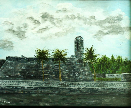 Castillo de San Marcos by Bob Gilmer | Acrylic on Canvas | Art Box Gallery | St. Augustine, FL