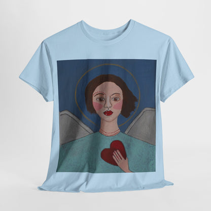 "Angel" Artistry in Threads Series T-Shirt | March 2024 Collection - Printify - Art Box Gallery