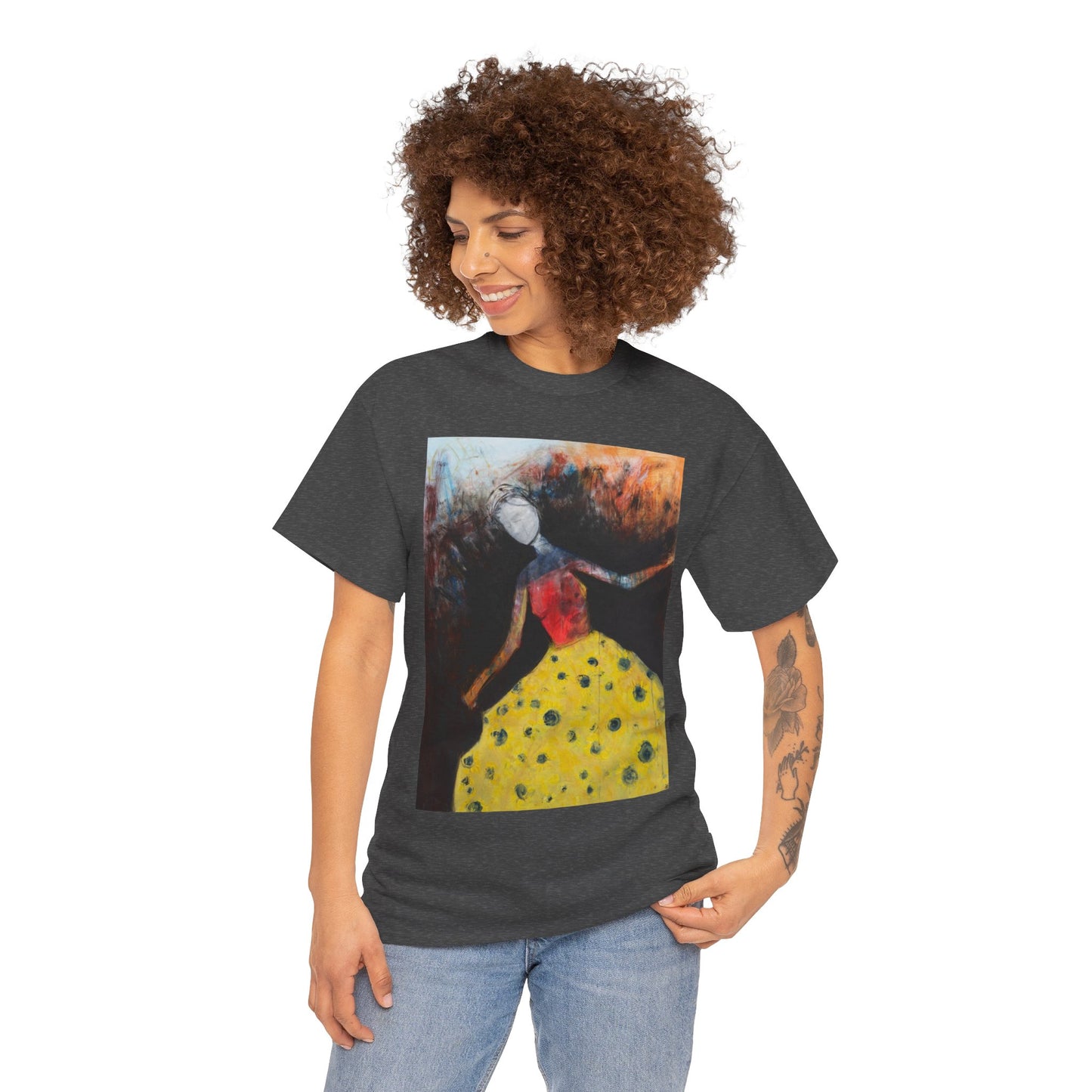 Art Box Gallery "The Dancer" Artistry in Threads Series T-Shirt | April 2024 Collection Printify Artistry in Threads DB Lowden Men's Clothing T-shirts Unisex Women's Clothing