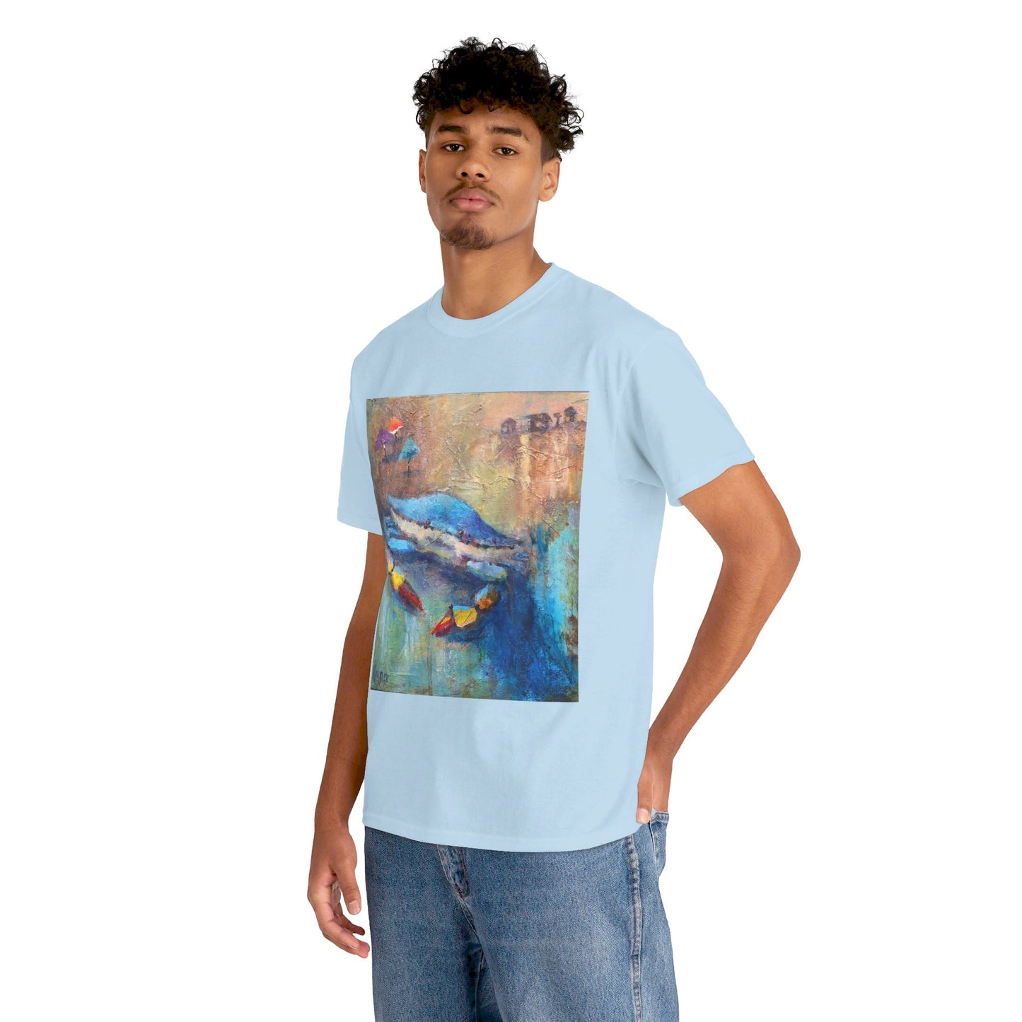 "Blue Crab" Artistry in Threads Series T-Shirt | August 2024 Collection