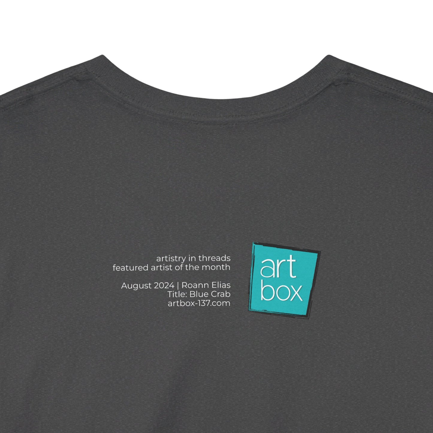 "Blue Crab" Artistry in Threads Series T-Shirt | August 2024 Collection