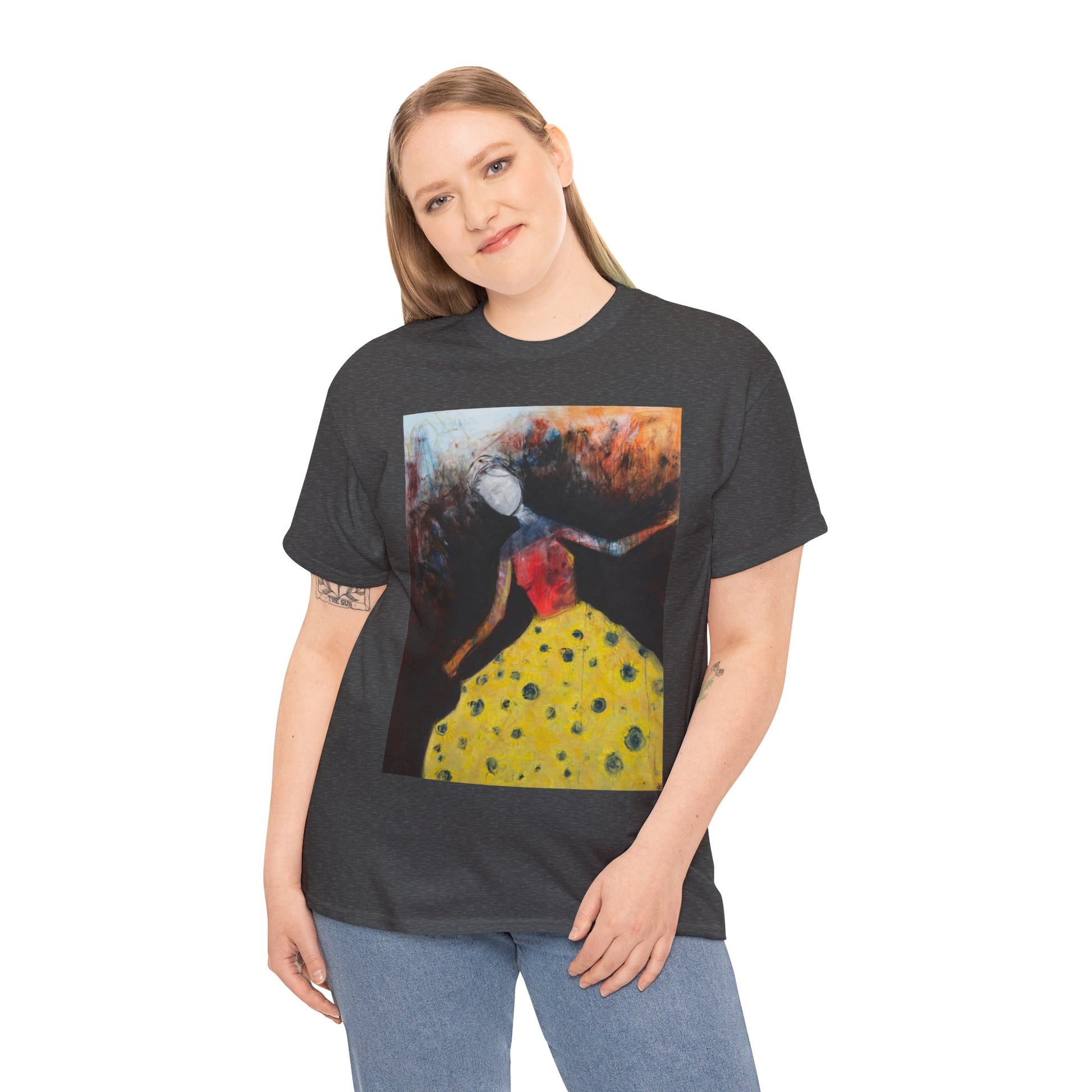 "The Dancer" Artistry in Threads Series T-Shirt | April 2024 Collection - Printify - Art Box Gallery