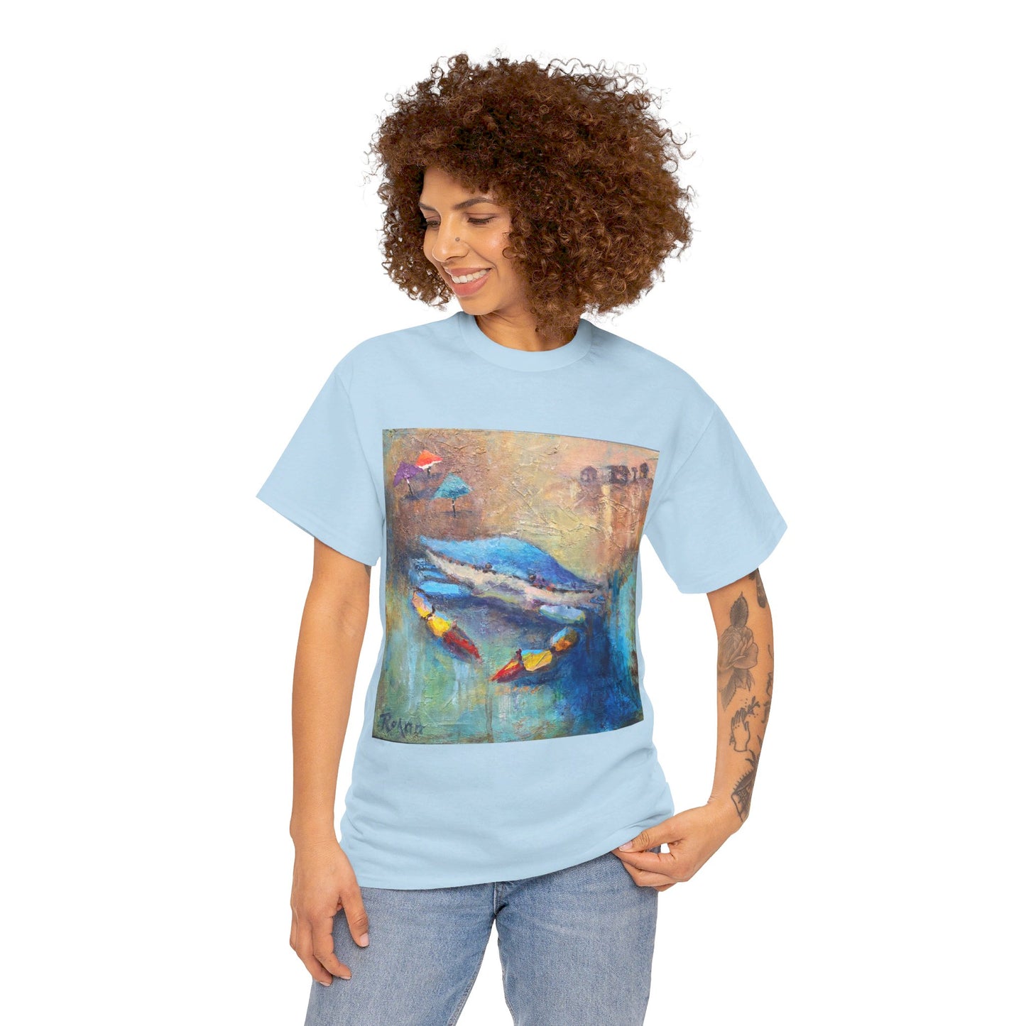 "Blue Crab" Artistry in Threads Series T-Shirt | August 2024 Collection