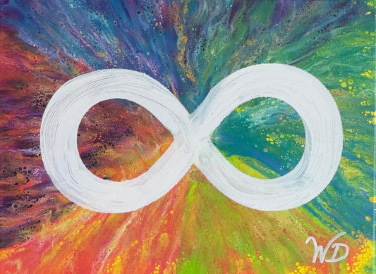 Autism Acceptance by Wendy Delfosse | Fluid Acrylic on Canvas | Art Box Gallery | St. Augustine, FL