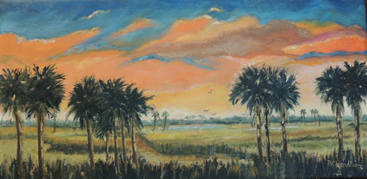 Art Box Gallery Crazy Sunset Bronwen Chandler Bronwen Chandler Oil