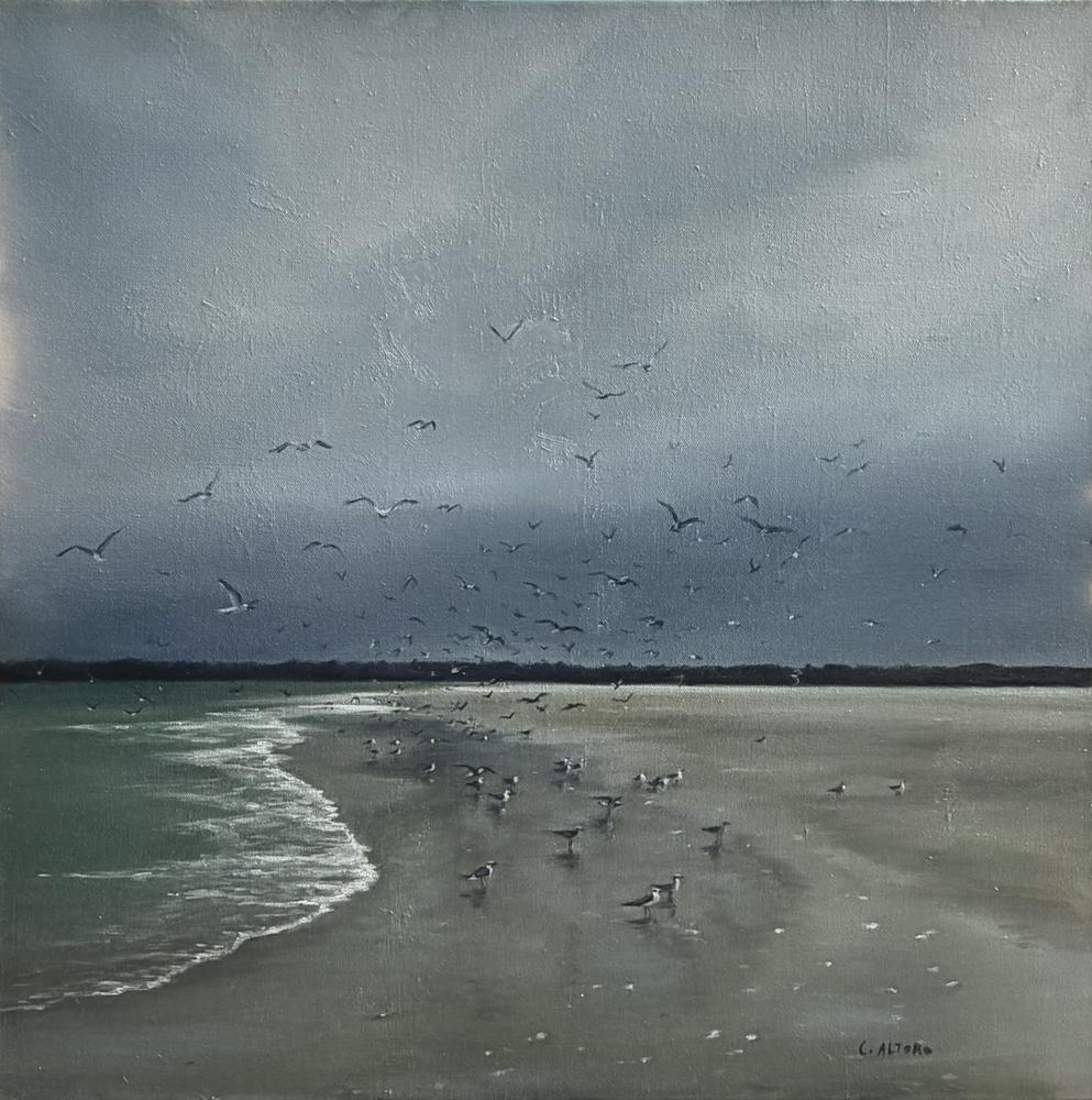 Disturbing the Peace by Cindy Altoro | Oil on Canvas | Art Box Gallery | St. Augustine, FL