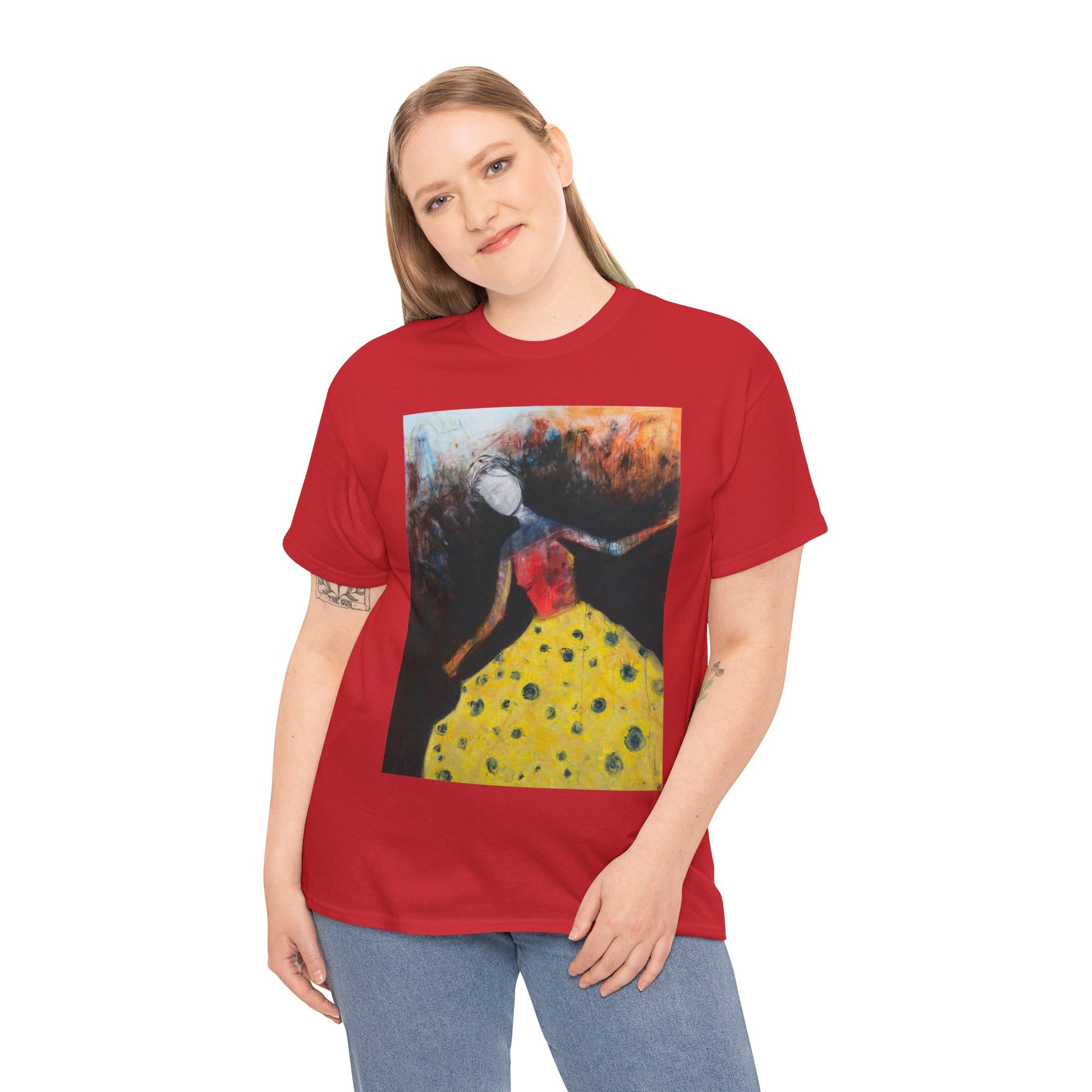 Art Box Gallery "The Dancer" Artistry in Threads Series T-Shirt | April 2024 Collection Printify Artistry in Threads DB Lowden Men's Clothing T-shirts Unisex Women's Clothing