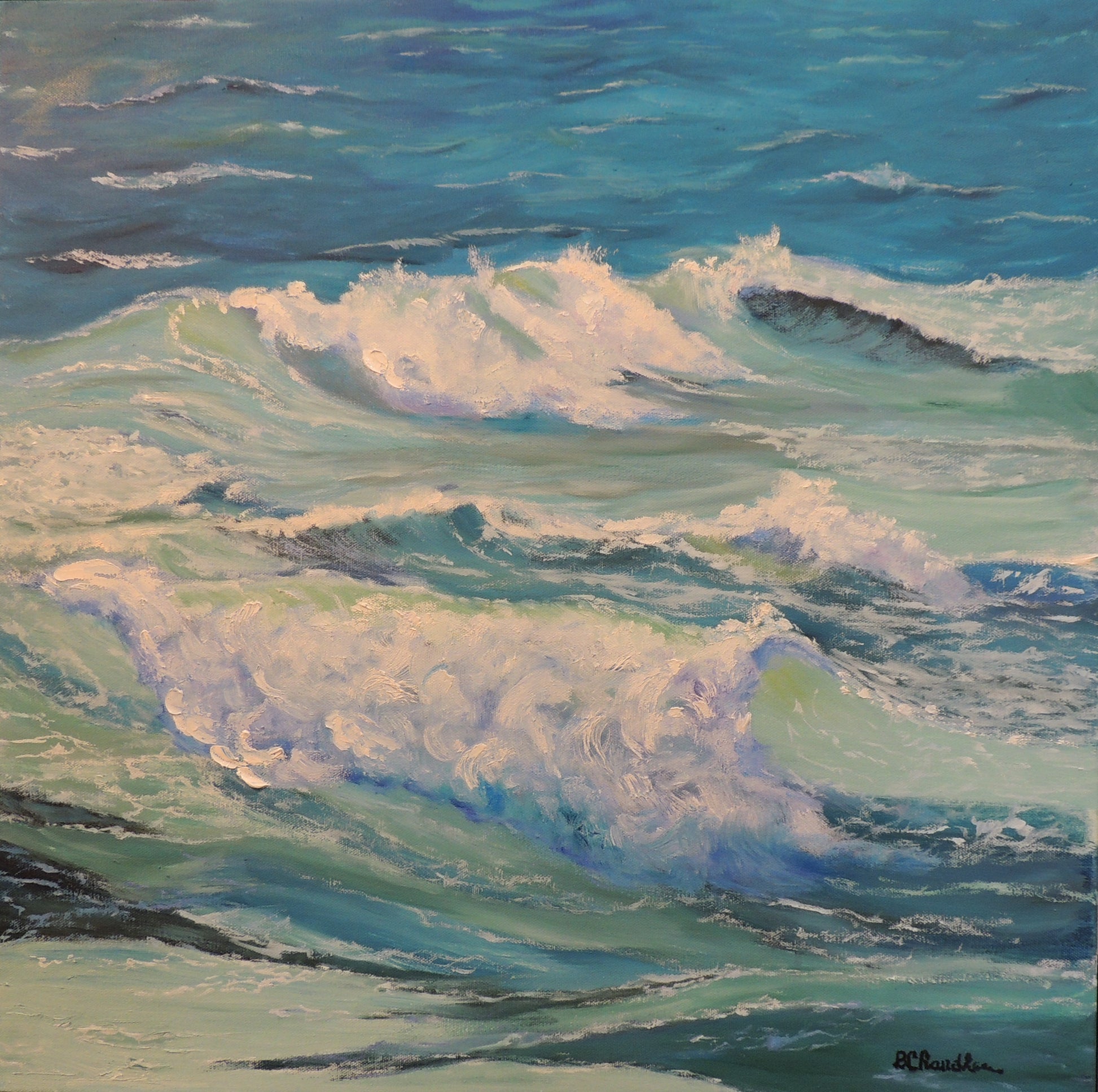 Art Box Gallery A Sea in Motion - II Bronwen Chandler Bronwen Chandler Oil