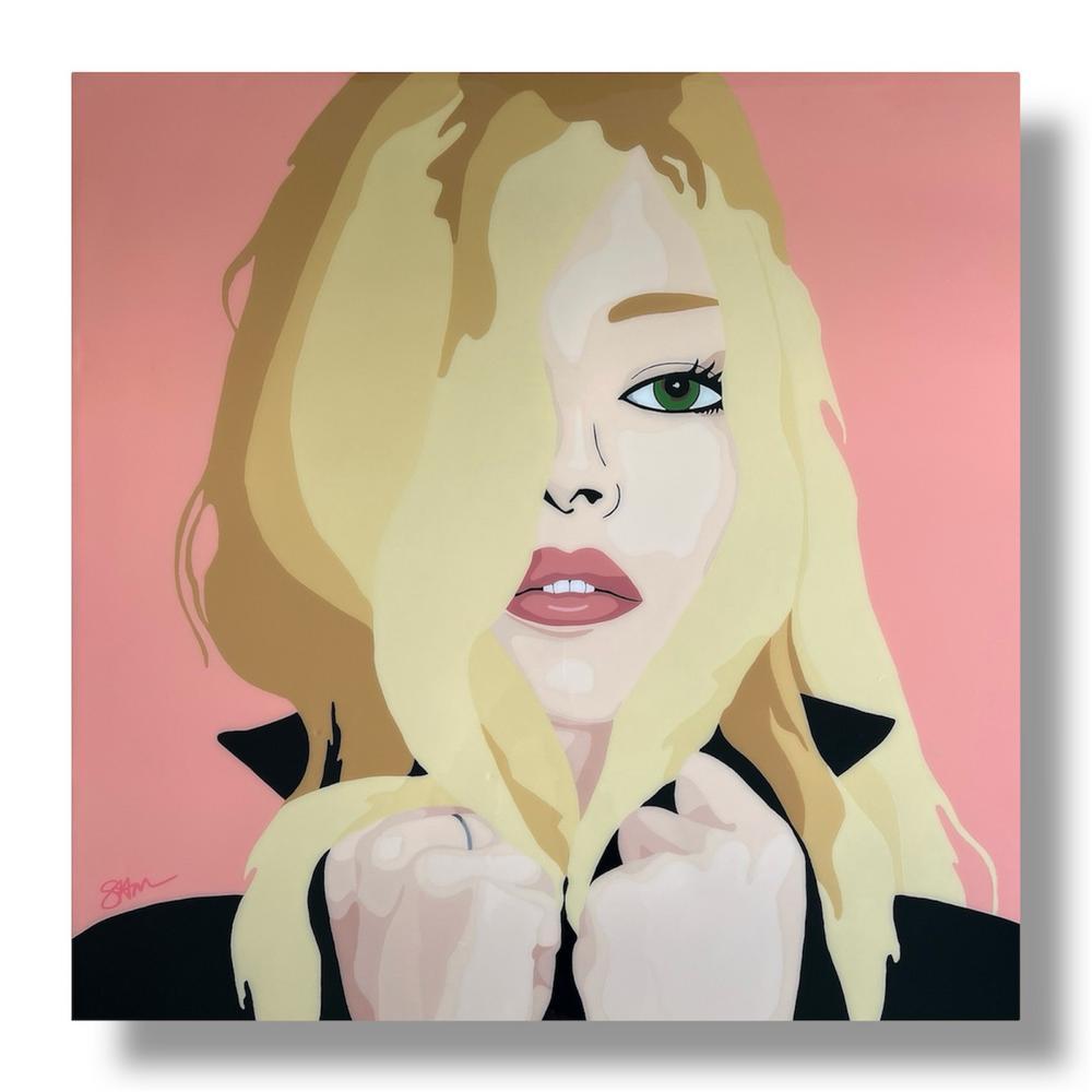 Unapologetically Kate by Stephanie Hansen | Resin on Cradled hardboard | Art Box Gallery | St. Augustine, FL