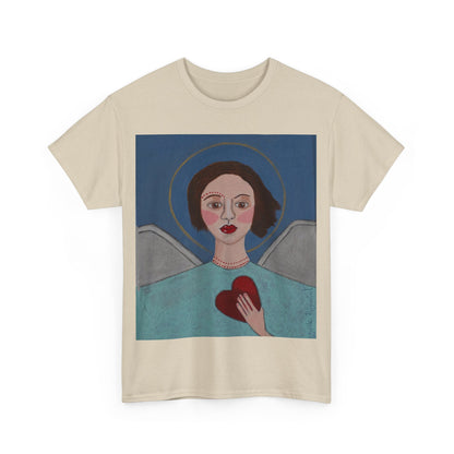 Art Box Gallery "Angel" Artistry in Threads Series T-Shirt | March 2024 Collection Printify Artistry in Threads Men's Clothing Michéle Renaud T-shirts Unisex Women's Clothing