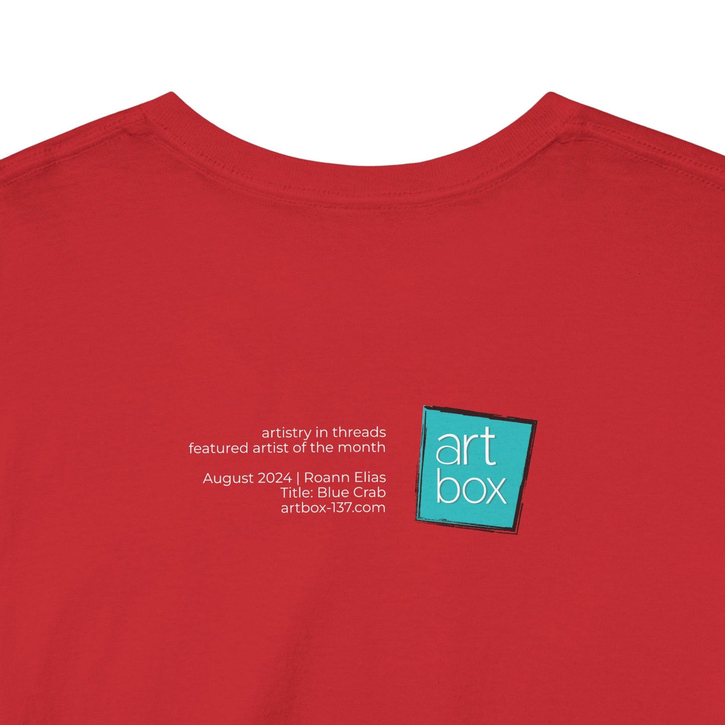 "Blue Crab" Artistry in Threads Series T-Shirt | August 2024 Collection