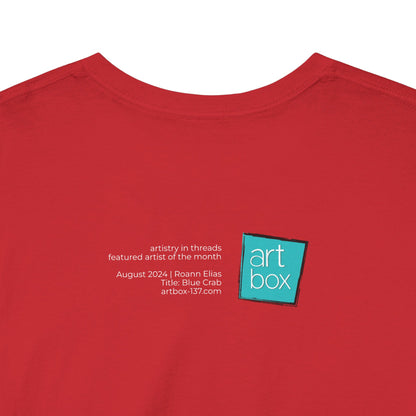 "Blue Crab" Artistry in Threads Series T-Shirt | August 2024 Collection