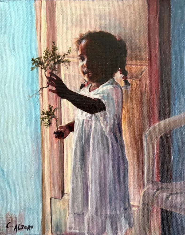 Treasures by Cindy Altoro | Oil on Canvas | Art Box Gallery | St. Augustine, FL