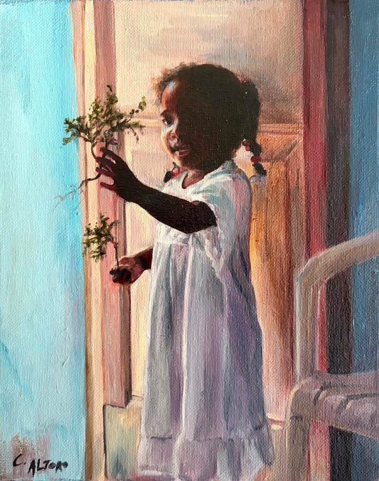 Treasures by Cindy Altoro | Oil on Canvas | Art Box Gallery | St. Augustine, FL