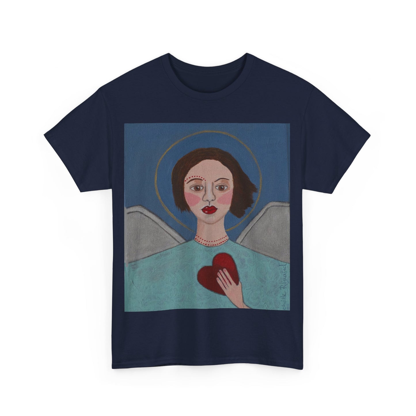 Art Box Gallery "Angel" Artistry in Threads Series T-Shirt | March 2024 Collection Printify Artistry in Threads Men's Clothing Michéle Renaud T-shirts Unisex Women's Clothing