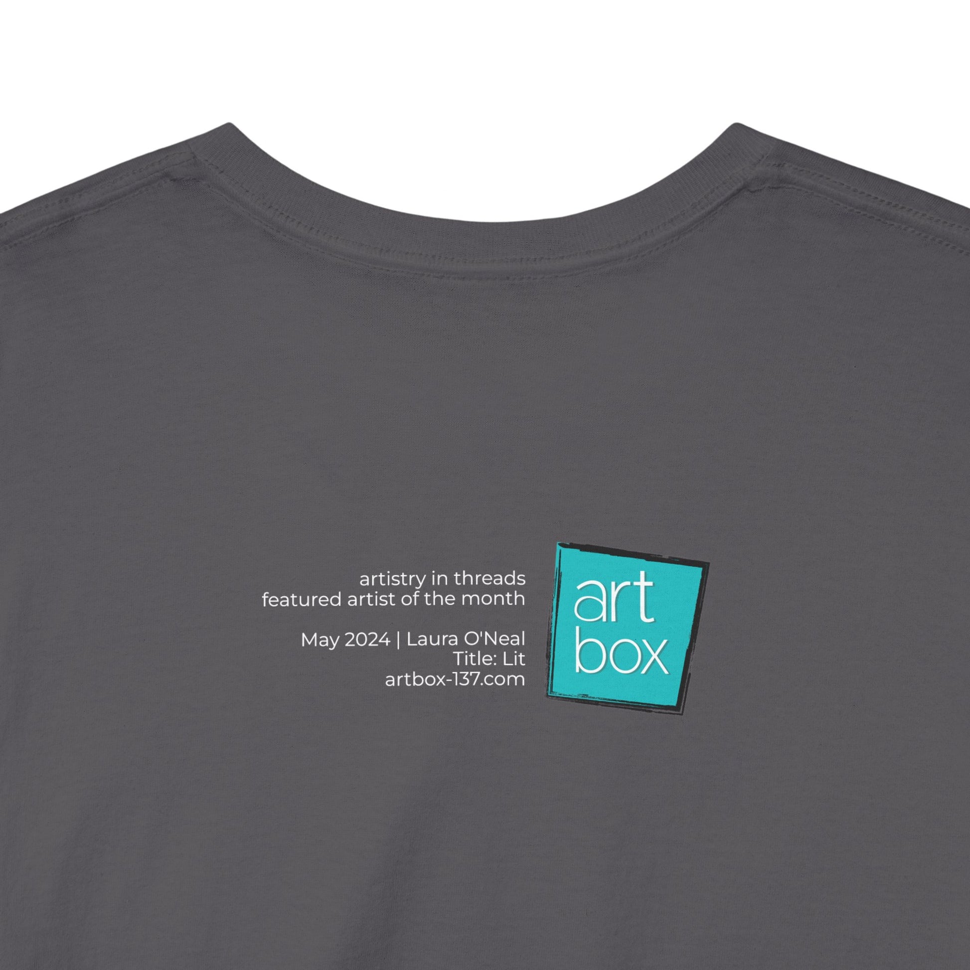 "Lit" Artistry in Threads Series T-Shirt | May 2024 Collection - Printify - Art Box Gallery