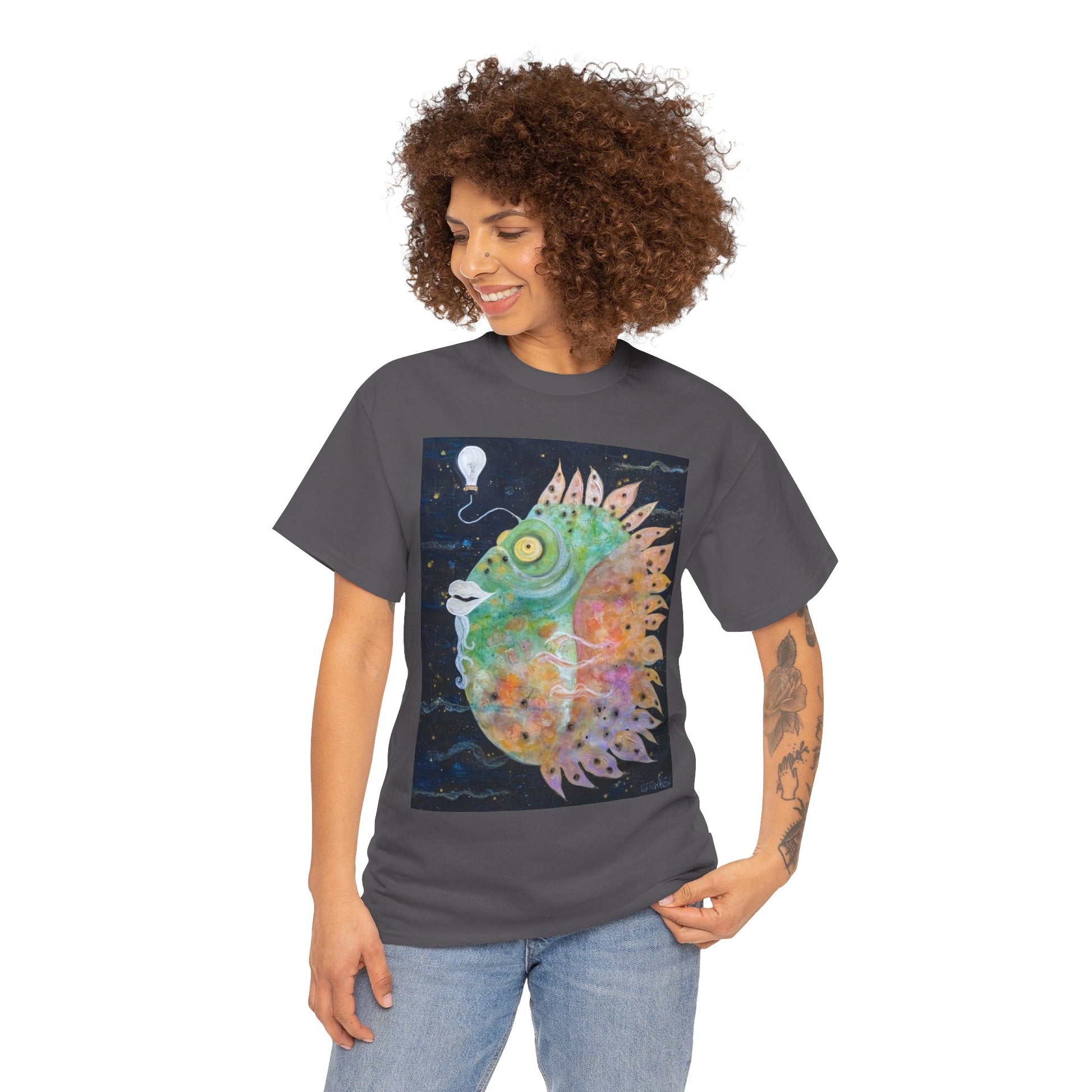 "Lit" Artistry in Threads Series T-Shirt | May 2024 Collection - Printify - Art Box Gallery