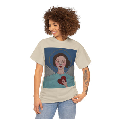 Art Box Gallery "Angel" Artistry in Threads Series T-Shirt | March 2024 Collection Printify Artistry in Threads Men's Clothing Michéle Renaud T-shirts Unisex Women's Clothing