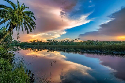 High Bridge Sunset by Stacey Sather | Fine Art Photography on Museum-Quality Canvas | Art Box Gallery | St. Augustine, FL