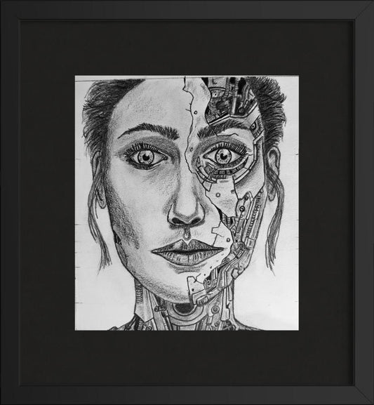 Her by Robert Holmes | Pencil on Paper | Art Box Gallery | St. Augustine, FL