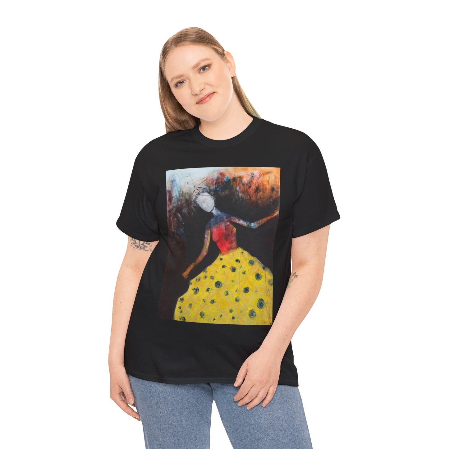 Art Box Gallery "The Dancer" Artistry in Threads Series T-Shirt | April 2024 Collection Printify Artistry in Threads DB Lowden Men's Clothing T-shirts Unisex Women's Clothing