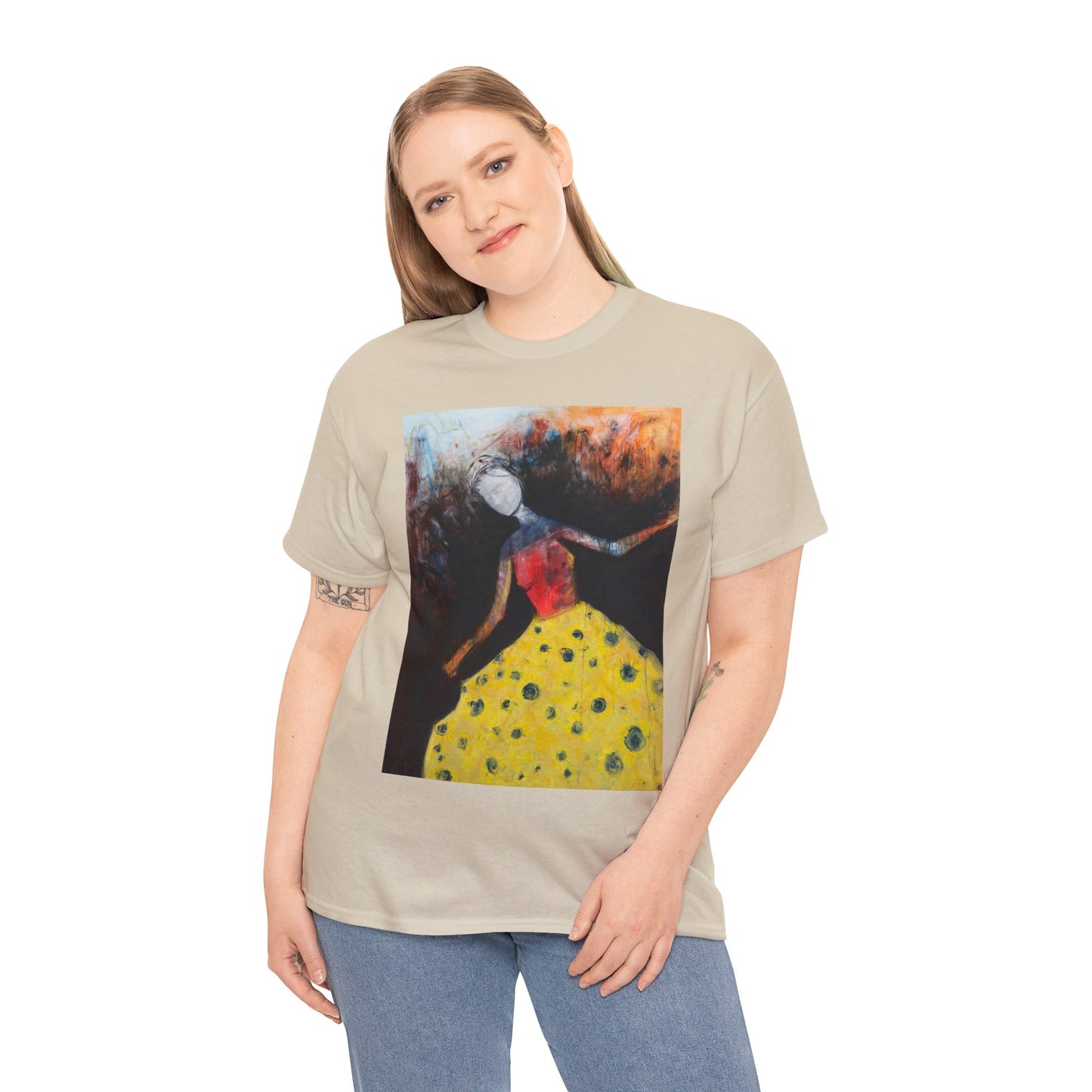 Art Box Gallery "The Dancer" Artistry in Threads Series T-Shirt | April 2024 Collection Printify Artistry in Threads DB Lowden Men's Clothing T-shirts Unisex Women's Clothing