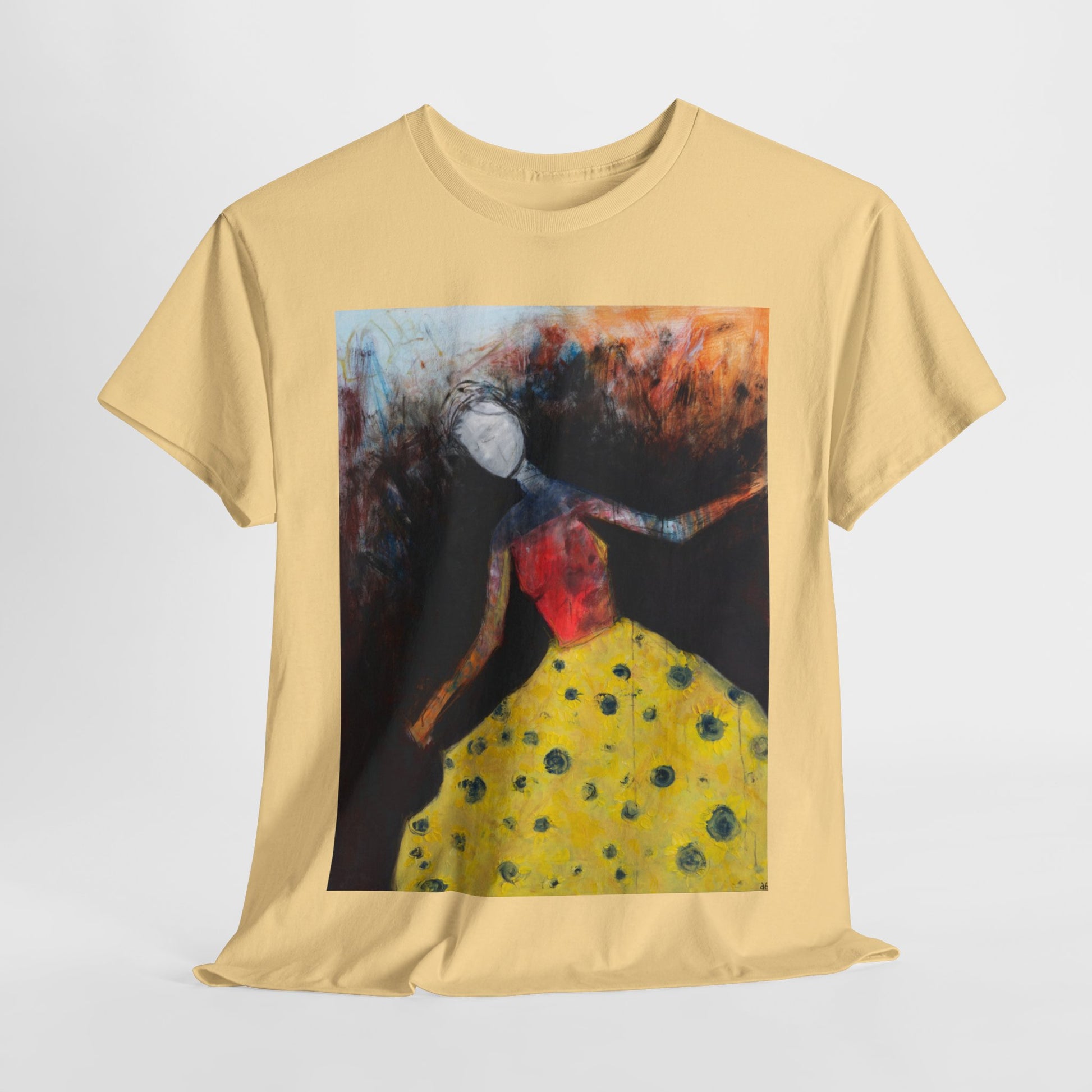 Art Box Gallery "The Dancer" Artistry in Threads Series T-Shirt | April 2024 Collection Printify Artistry in Threads DB Lowden Men's Clothing T-shirts Unisex Women's Clothing