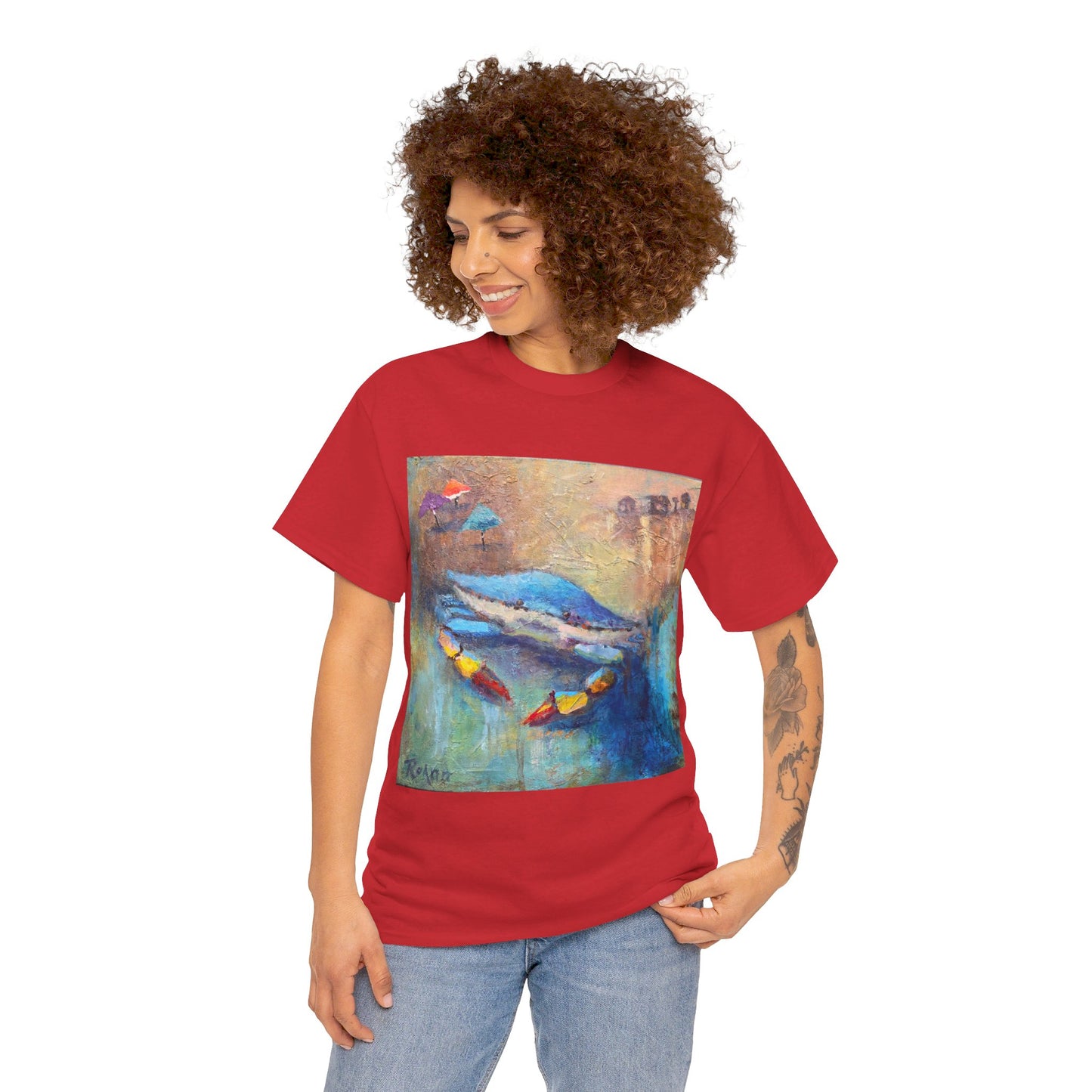 "Blue Crab" Artistry in Threads Series T-Shirt | August 2024 Collection