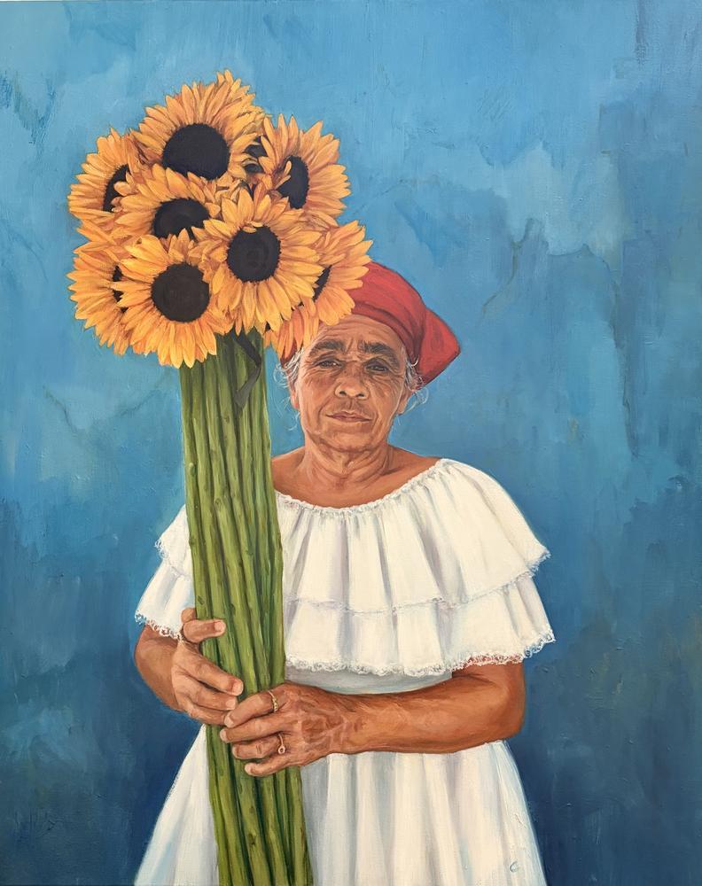 Portrait of a Lady by Cindy Altoro | Oil on Canvas | Art Box Gallery | St. Augustine, FL