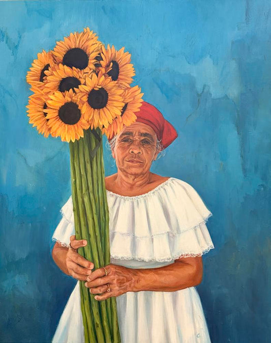 Portrait of a Lady by Cindy Altoro | Oil on Canvas | Art Box Gallery | St. Augustine, FL